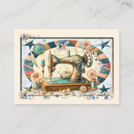 Nähen, Quilten, Crochet-Visitenkarte Visitenkarte