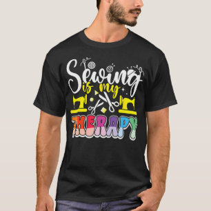 Nähen Quilten Meine Therapie Näherin Quilter Neuh T-Shirt