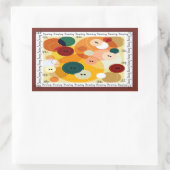 Nähen Rechteckiger Aufkleber (Tasche)