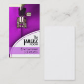 Nähen: Schneider, Damenschneiderin, Designer, Visitenkarte (Vorne/Hinten)