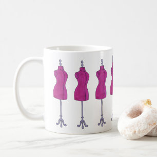 Nähen Schneider Mode Kostüm Designer Mannequin Kaffeetasse