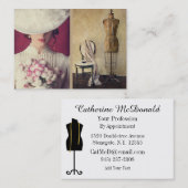 Nähen/Schneider/Mode/Seamstress Visitenkarte (Vorne/Hinten)