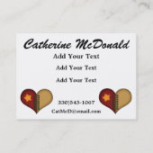 Nähen / Seamstress / Crafter - SRF Visitenkarte (Rückseite)