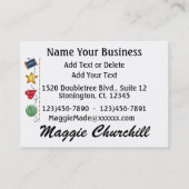 Nähen / Seamstress / Mode - SRF Visitenkarte (Rückseite)