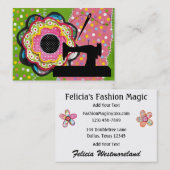 Nähen / Seamstress / Mode - SRF Visitenkarte (Vorne/Hinten)