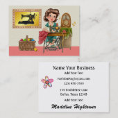 Nähen / Seamstress / Mode - SRF Visitenkarte (Vorne/Hinten)