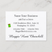 Nähen / Seamstress / Mode - SRF Visitenkarte (Rückseite)