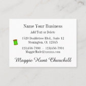 Nähen / Seamstress / Mode - SRF Visitenkarte (Rückseite)