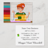 Nähen / Seamstress / Mode - SRF Visitenkarte (Vorne/Hinten)