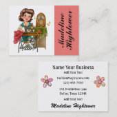 Nähen / Seamstress / Mode - SRF Visitenkarte (Vorne/Hinten)