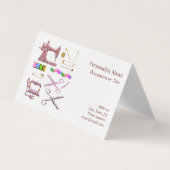 Nähen Seamstress Wardrobe Tailor Visitenkarten (Vorderseite)