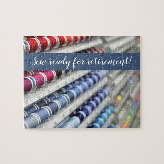 Nähen Sie bereites zum Ruhestands-Puzzlespiel Puzzle (Horizontal)