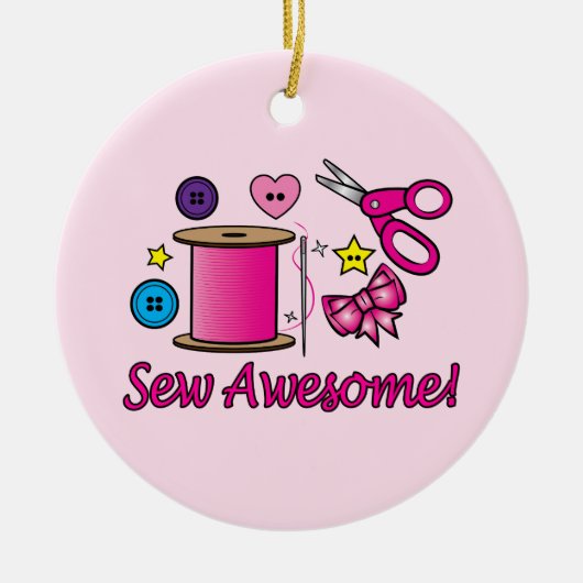 Nähen Sie fantastisches Keramik Ornament (Vorne)