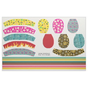 Nähen Sie Ihr eigenes umkehrbares Scrub Cap Kit. Stoff