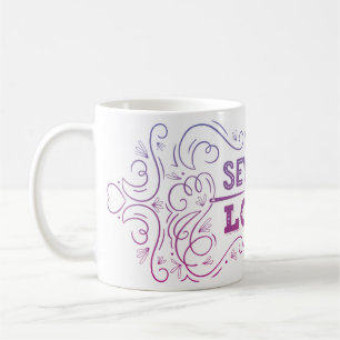 Nähen Sie in der Liebe-Tasse Kaffeetasse