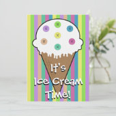 Nähen Sie Knöpfe auf Einladung (Stehend Vorderseite)