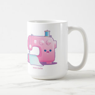 Nähen Sie niedliches Kaffeetasse