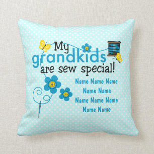 Nähen Sie spezielle Grandkidspersonalisiertes Kissen