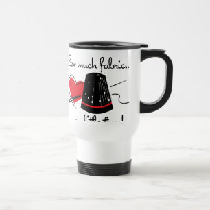 Nähen Sie viel Gewebe Reisebecher