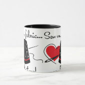 Nähen Sie viel Gewebe Tasse (Zentrum)