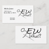 Nähen Sie, was Visitenkarte (Vorne/Hinten)