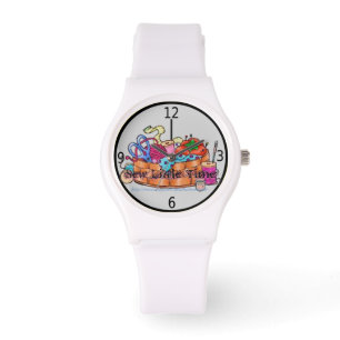 "NÄHEN Sie wenig Zeit " Armbanduhr