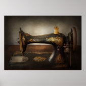 Nähen - Singen eines Liedes Poster (Vorne)