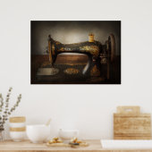 Nähen - Singen eines Liedes Poster (Küche)