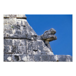 Nahen Steine aus einem antiken Maya Fotodruck