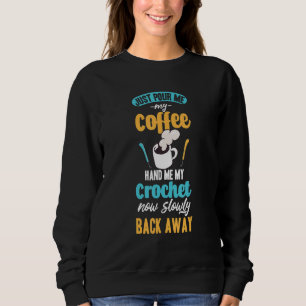 Nähen Trinken Kaffee Schneider Barista Häkeln Espr Sweatshirt