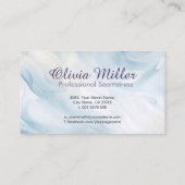 Nähen und Änderungen - Art der Wasserfarben Visitenkarte (Rückseite)