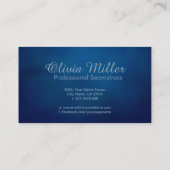 Nähen und Änderungen - Art der Wasserfarben Visitenkarte (Rückseite)