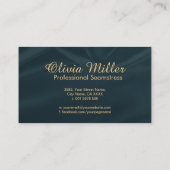 Nähen und Änderungen - Linienart Visitenkarte (Rückseite)