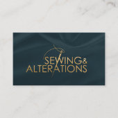 Nähen und Änderungen - Linienart Visitenkarte (Vorderseite)
