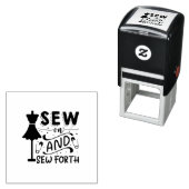 Nähen und Nähen Permastempel (Beispiel)