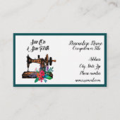 Nähen und Nähen von Zitat Seamstress Schneider Visitenkarte (Vorderseite)