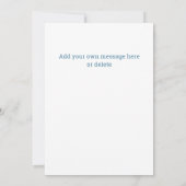 Nähen und Quilten Dankeskarte (Rückseite)