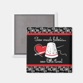 Nähen viel Stoff Magnet (Vorderseite/Rückseite)