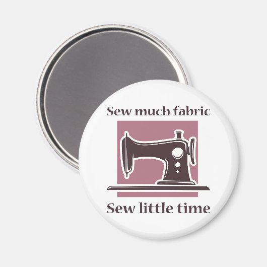 Nähen viel Stoff Magnet (Vorderseite/Rückseite)