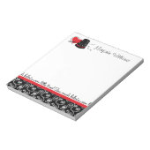 Nähen viel Stoff Notizblock (Rotiert)