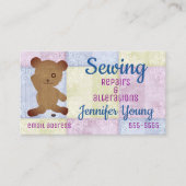 Nähen Visitenkarte (Vorderseite)