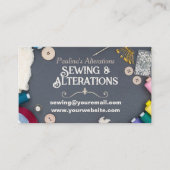 Nähen von Alterations Services - Seamstress Visitenkarte (Vorderseite)