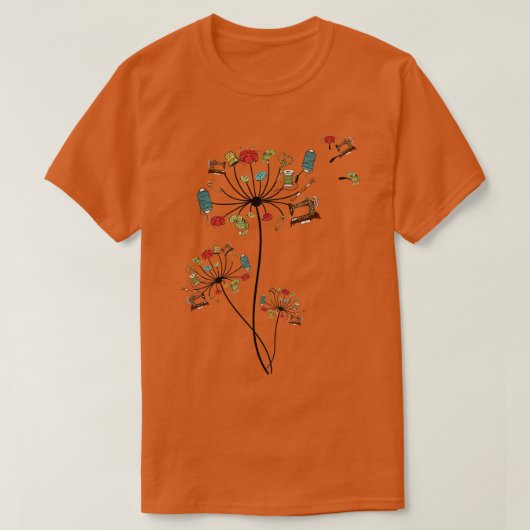 Nähen von Blume aus Leuchten, aus 1 T-Shirt (Design vorne)