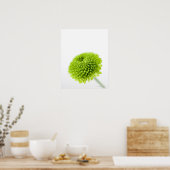 Nahen von Chrysanthemum Blume Kopf 2 Poster (Küche)