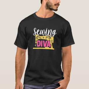 Nähen von Diva Nähmaschine Schneider Mädchen Fraue T-Shirt