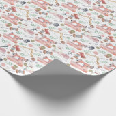 Nähen von Geschenkpapier (Ecke)