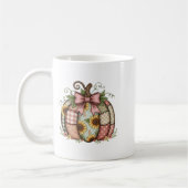 Nähen von Mama Quilting Patchwork Pumpkin Quilt Fl Kaffeetasse (Links)