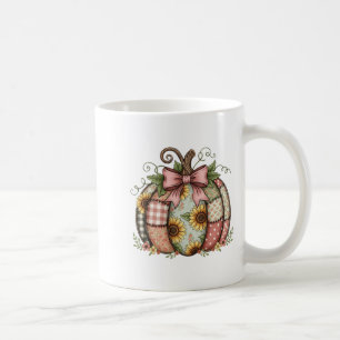 Nähen von Mama Quilting Patchwork Pumpkin Quilt Fl Kaffeetasse
