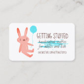 Nähen von Nähnaht handgefertigte gestopfte Tierges Visitenkarte (Vorderseite)