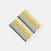 Nähen von Papierservietten (Ecke)